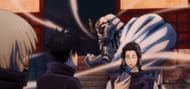 Hanami attacking while Megumi was trying to call (image via Mappa)